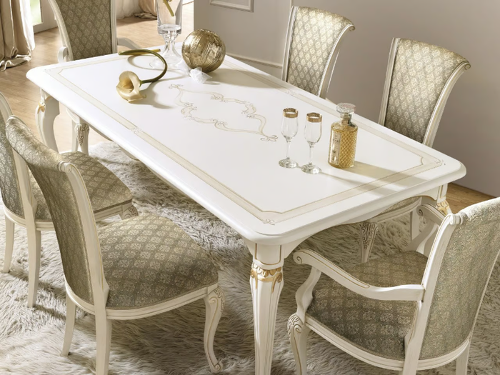 LA FENICE - Rectangular wooden dining table _ CASA +39